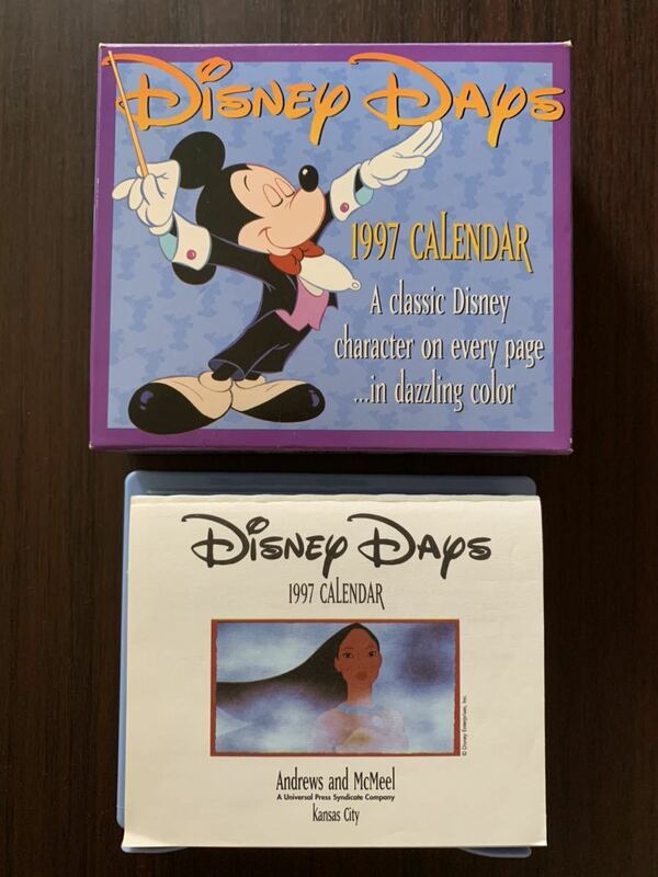 ディズニー 1997年 365日 日めくりカレンダー クラシックデザイン