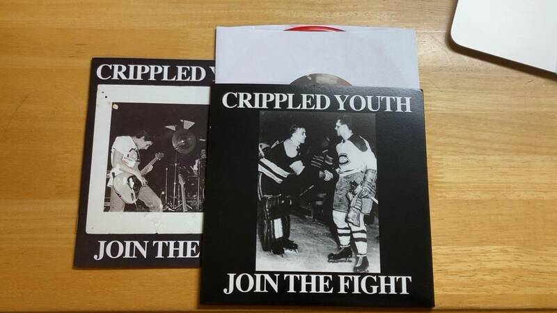 【未使用】Crippled Youth Join The Fight 7EP red vinyl ブックレット付き nyhc gorilla biscuits