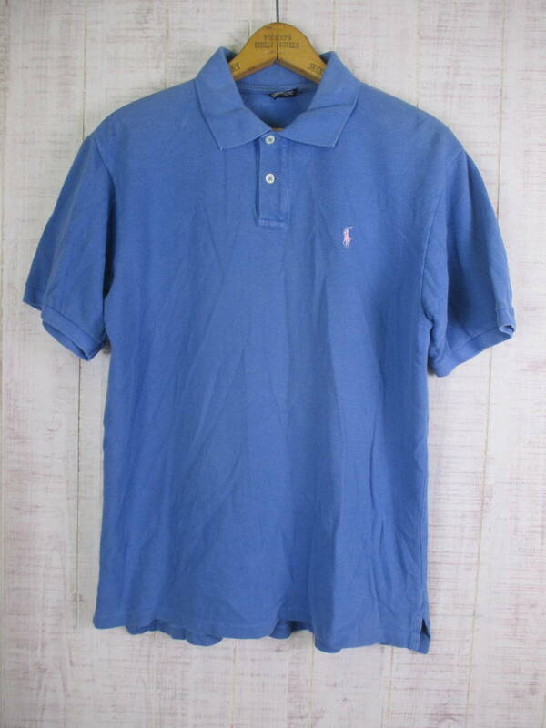 90's　ビンテージ　POLO RALPH LAUREN　ラルフローレン　ポロシャツ　キッズ　XL