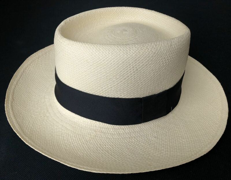 新品 エクアアンディーノ ハンドメイド パナマハット カンカン帽　　Ecua-Andino panama hats 天然素材 エクアドルハット 帽子 玉5563