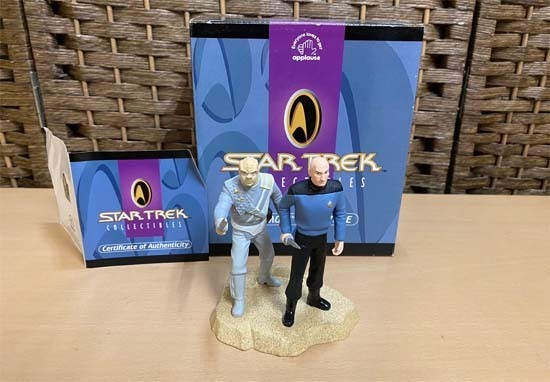applause スタートレック ジオラマ Star Trek COLLECTIBLES 1996 DARMOK MINIATURE アプローズ 現状品 札幌市 白石区 