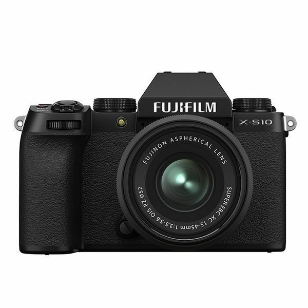 中古 １年保証 美品 FUJIFILM X-S10 レンズキット XC 15-45mm ブラック