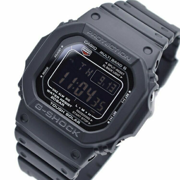 新品 CASIO G-SHOCK GW-M5610-1B カシオ ジーショック タフソーラー 電波ソーラー 腕時計 オールブラック 5958+