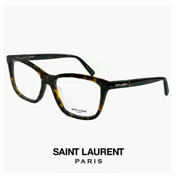 新品 サンローラン メンズ メガネ SAINT LAURENT sl482 002 眼鏡 男性用 ウェリントン SAINTLAURENT アジアンフィット モデル 正規品