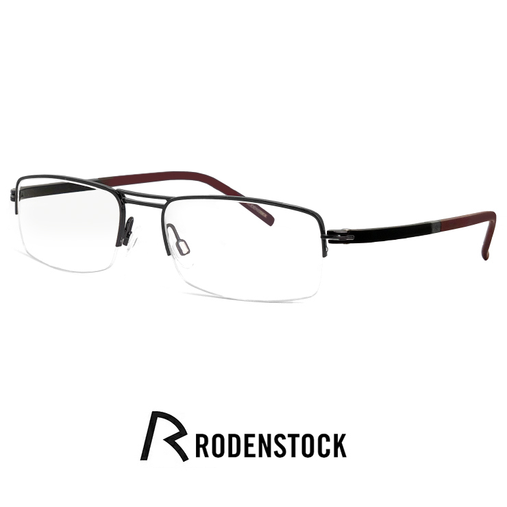 新品 ローデンストック メガネ r4720-c RODEN STOCK 眼鏡 rodenstock ナイロール ハーフリム ダブルブリッジ スクエア