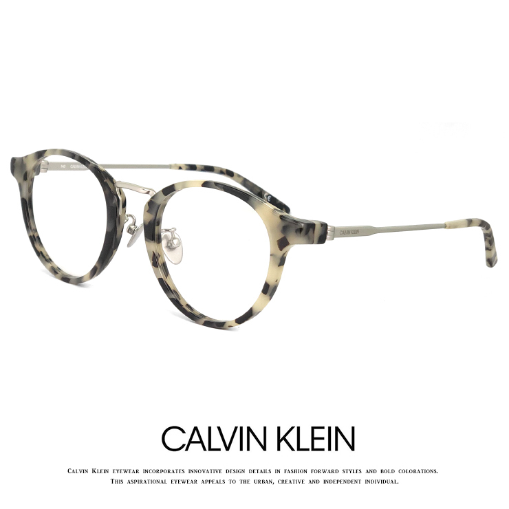 新品 カルバンクライン メガネ ボストン ck18713a-106 calvin klein 眼鏡 メンズ レディース 丸メガネ めがね