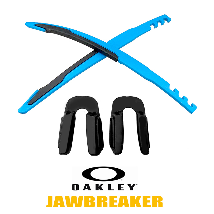 新品 オークリー ノーズパッド イヤーソック パーツ 101-652-008 Matte sky × Black Jawbreaker 対応モデル ジョウブレイカー OAKLEY