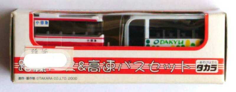 タカラ チョロQ 限定小田急バス 50周年記念チョロQ 路線バス&高速バスセット