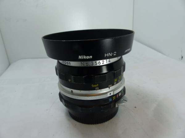 レア Nikkor-H 2.8㎝F3.5 メタルフード HN-2付