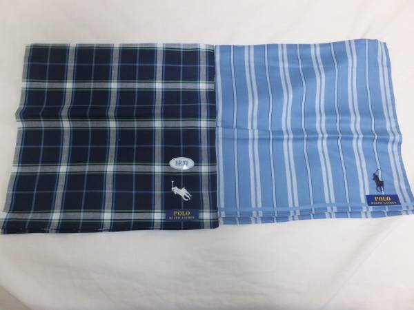 ★新品★ラルフローレン　ハンカチ　２枚 h