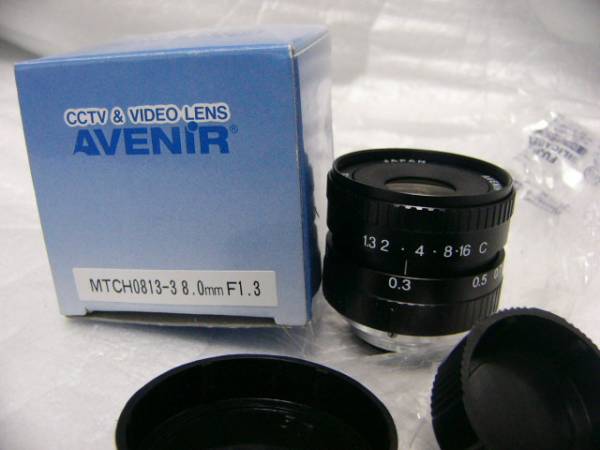 ★新品★ AVENIR LENS(正晃) Cマウント レンズ 8mm F1.3 MTCH0813-3