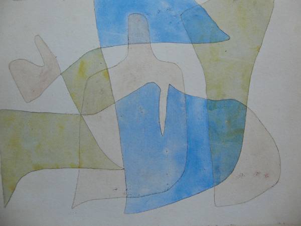パウル・クレー、異国風の響き、希少画集画、新品額装付、mai