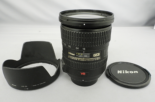 ニコン Nikon 中古品 AF-S 18－200ｍｍｆ3.5－56 G ＥＤ ＶＲ HB－35 フード