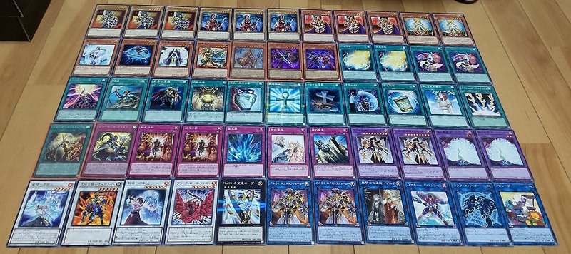 遊戯王 絵札の三剣士デッキ 構築済みデッキ メイン４０枚、エクストラ１５枚セット　融合・シンクロ・エクシーズ・リンク召喚