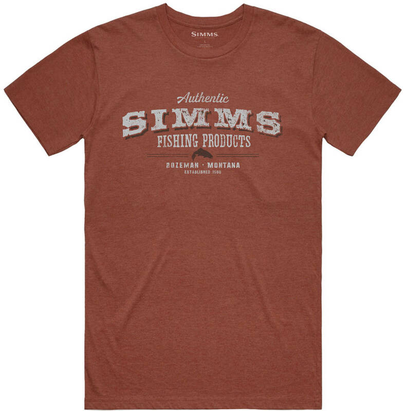 SIMMS M's Working Class T-Shirt Red Clay Heather　US-S シムス　 Tシャツ