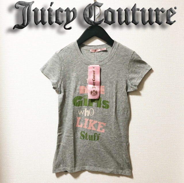 ◆新品正規品◆ジューシークチュールJUICY COUTURE Tシャツ　GREY