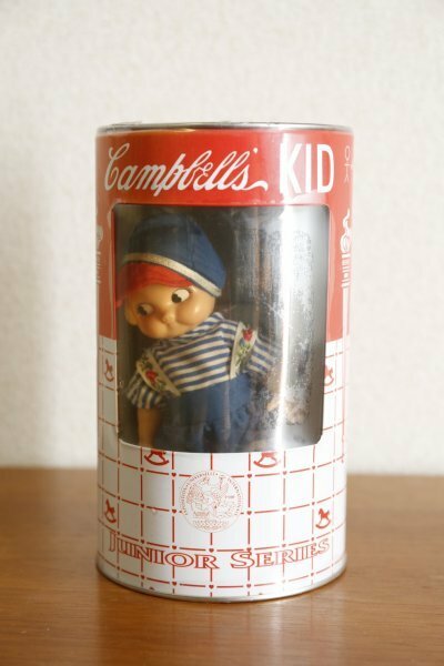 Campbell's Kid キャンベルキッド♪HORSMAN キャンベルスープ 缶入り 人形 ドール♪超希少 ヴィンテージ 未開封品