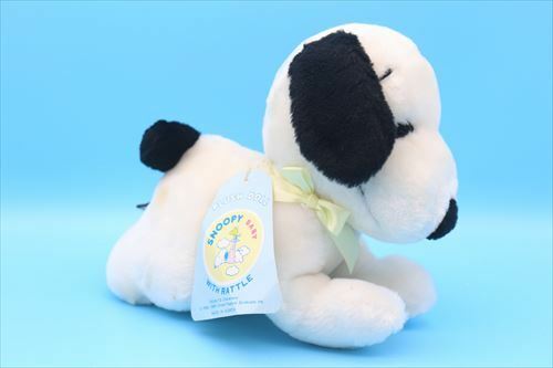 Determined snoopy baby with rattle plush doll/ヴィンテージ スヌーピー ぬいぐるみ/ガラガラ/168119016