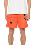 TE/RVCA (ルーカ) WAIST TAPE SHORTS ウォークショーツ ショートパンツ オレンジ BA041608 Mサイズ