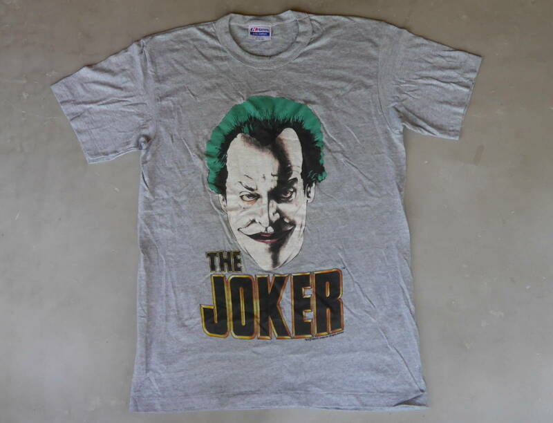 バットマンJOKERジョーカー激レア1980年代 TシャツMADE IN USAアメリカ製ビンテージ古着アメコミ未使用デッドストックBATMANビンテージ古着