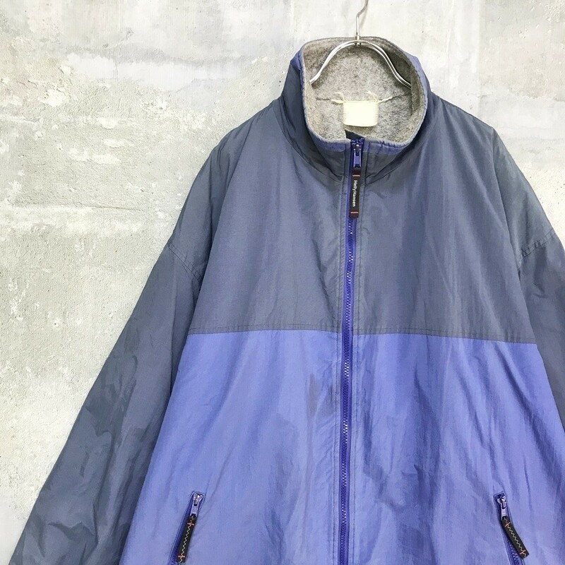 おしゃれな逸品◆HELLY HANSEN/ヘリーハンセン フリース ジャンパー ジャケット マウンテンパーカー ブルー 裏ボア ｃ1926K68