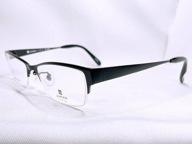 2A-369　新品　未使用　眼鏡　メガネフレーム　JAPAN　STYLE　チタン　日本製　国産　ブランド　男性　女性　メンズ　レディース