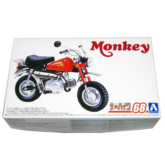 ホンダ Z50J-1 モンキー 78 HONDA Monkey 1/12スケール ザ・バイク 68 アオシマ　即♪≫