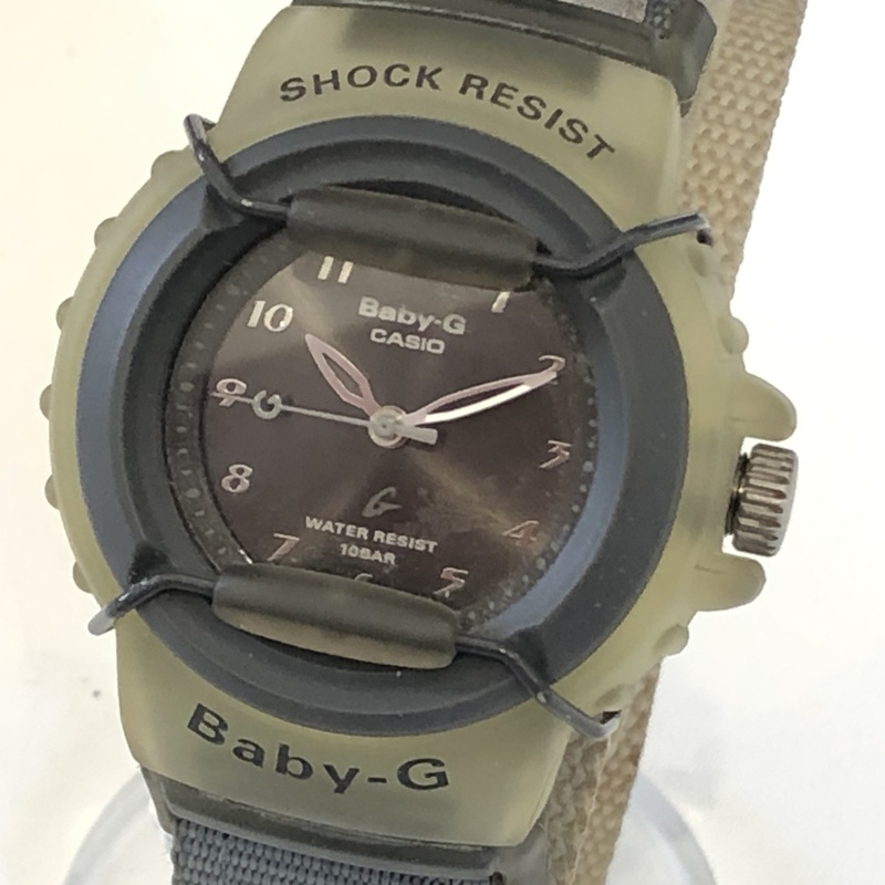 ●CASIO カシオ BABY-G ベビージー BG-12 アナログ クォーツ 腕時計 マジックベルト 防水