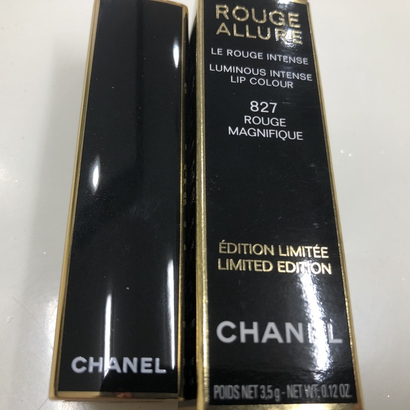 ●【未使用保管品】シャネル CHANEL ルージュ アリュール 827 ルージュ マニフィーク 3.5g リップスティック/N02235/H19