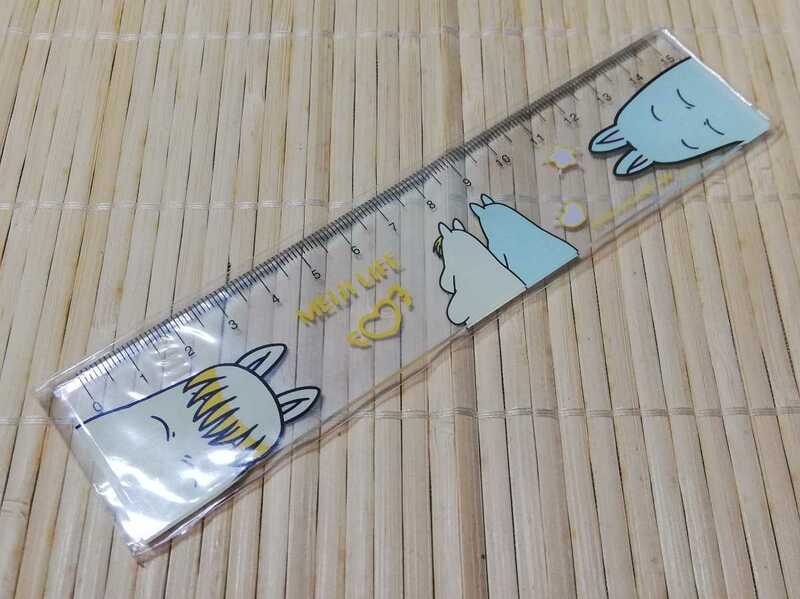 ムーミン アクリル定規 ★ 明治生命 ノベルティ Moomin