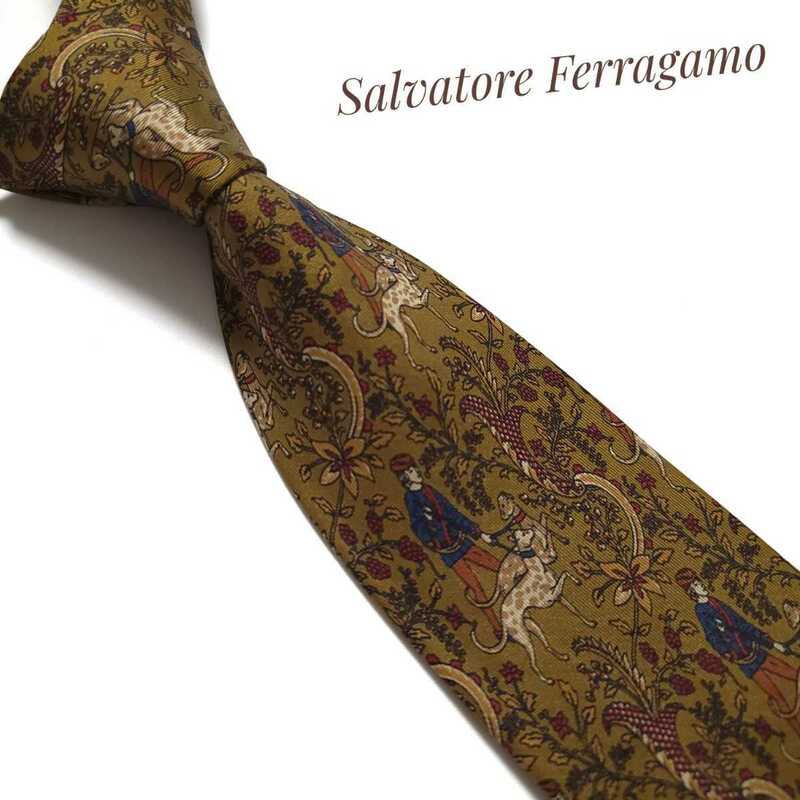 Salvatore Ferragamo サルヴァトーレ フェラガモ ネクタイ ハイブランド 1147