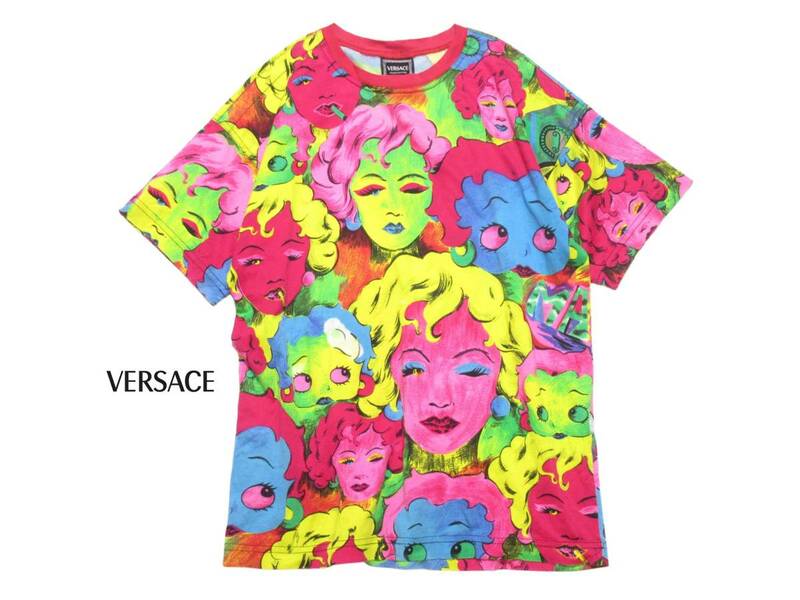 vintage VERSACE jeans couture Marilyn Monroe×Betty Boop ヴェルサーチ マリリンモンロー ベティブープ カットソー Tシャツ unisex