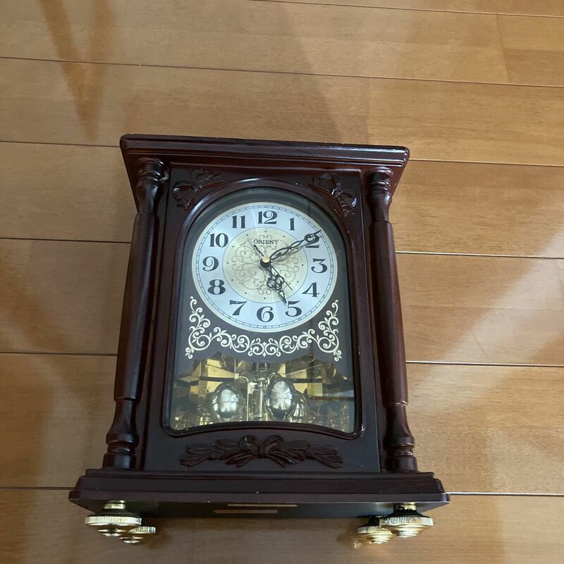 ジャンク品 ORIENT/オリエント 置時計 置き時計 A4 LQ005AZ エリーゼのために　アンティーク 昭和 レトロ