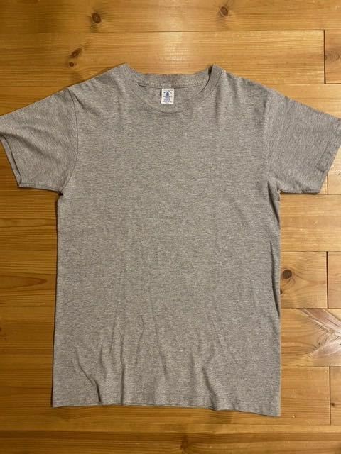 90's Velva Sheen/ベルバシーン Vintage S/S T-Shirt Made In USA Small Gray グレー / Champion チャンピオン ランタグ トリコロール