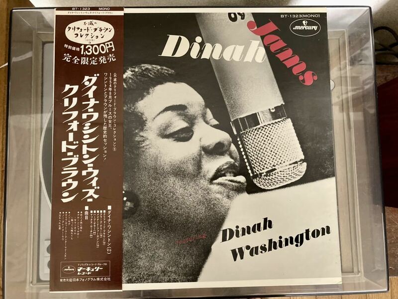 Dinah Washington With Clifford Brown Dinah Jamダイナ ワシントン ウィズ クリフォード ブラウン 国内帯付美品 LP