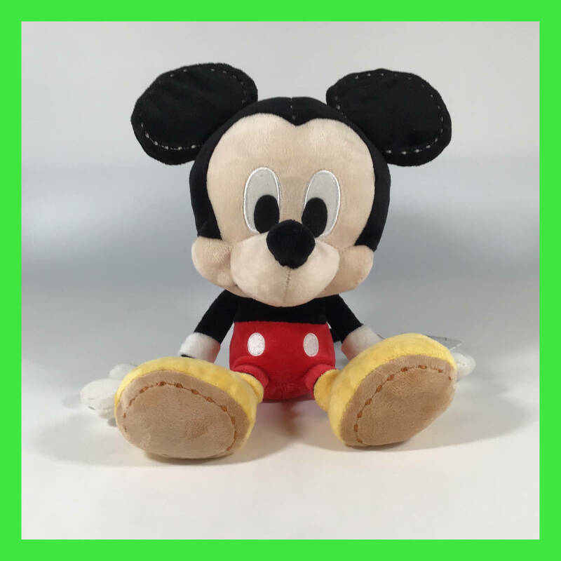 N-1889☆　ミッキーマウスのぬいぐるみ　手作り風　ディズニーストアー販売商品　Disney　ディズニー　ディズニーキャラクター　正規品
