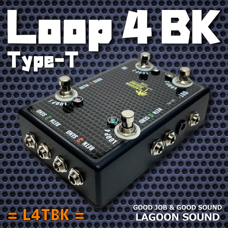 L4TBK】LOOP 4 Y《 ４ループ ライン セレクター 》=TBK=【Loop1 + Loop2 + Loop3 + Loop4/True-Bypass】 #SELECTOR #SWITCHER #LAGOONSOUND