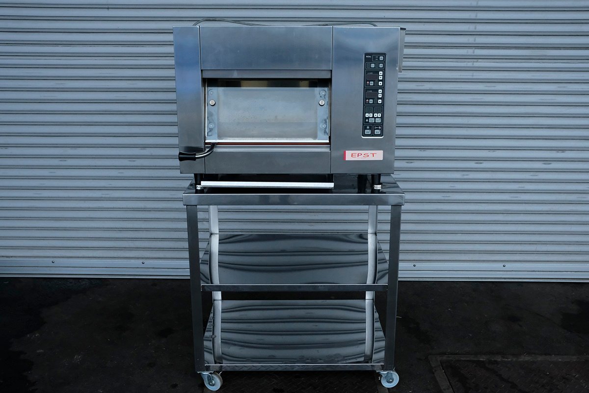 戸倉商事 EPST エピスト TMD-8 小型電気オーブン パン 製菓 洋菓子 ピザ 単相200V 業務用 中古 温度上昇確認済 架台付き B