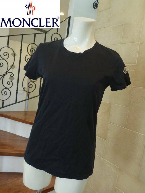 モンクレール　MONCLER★ 黒　ブラック　半袖　Tシャツ　XS