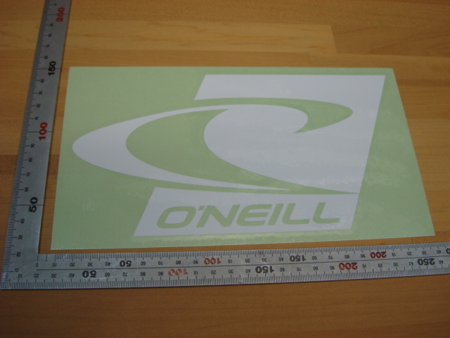 新品O’NIELL SURF ICON STICKER（オニールサーフアイコンステッカー） 22cm（カッティングタイプ） GO-1500 ホワイト
