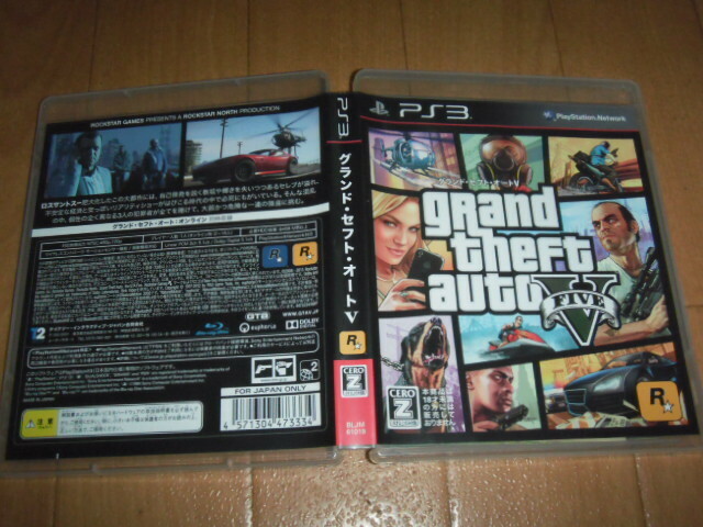 中古 PS3 グランド セフト オート 5 grand theft auto 即決有 送料180円 