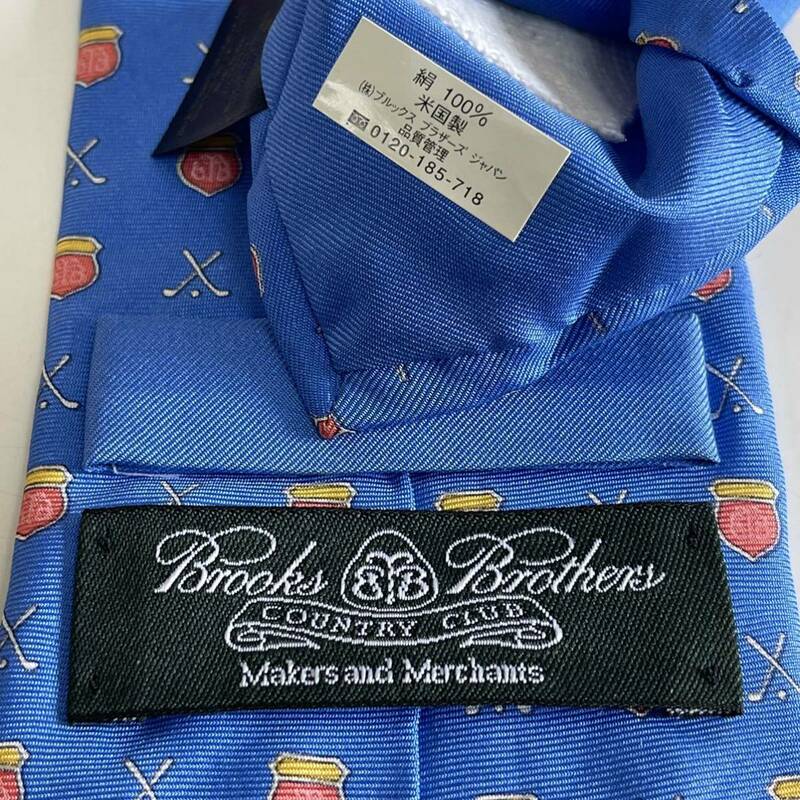 ブルックスブラザーズ(Brooks Brothers)メーカーズ ブルーゴルフネクタイ