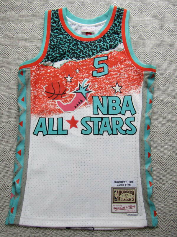 激レア！ NBA 1996 ★ ALL-STAR オールスター KIDD #5 ジェイソン・キッド Mitchell&Ness ミッチェルアンドネス ユニフォーム 当時物