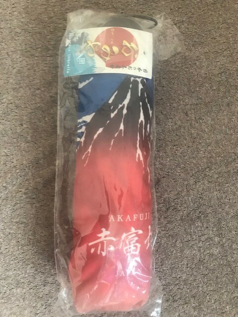 折りたたみ傘 赤富士　未使用品