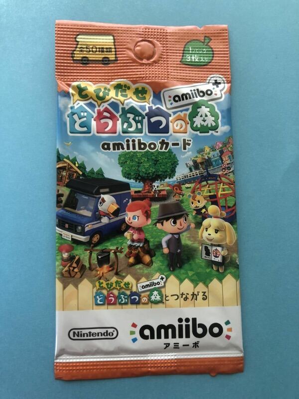 【新品未開封】とびだせ どうぶつの森 amiiboカード 個数5 Nintendo 1パック3枚