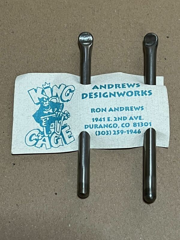 KING CAGE ANDREWS DESIGNWORKS TIRE LEVER(TITANIUM)(original)(valuable)(end of production) 1995 vintage rare