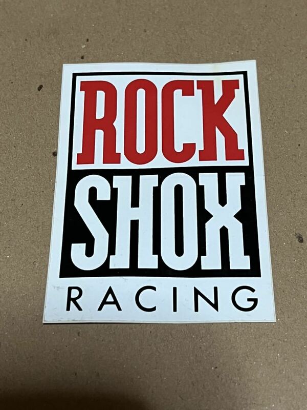 ROCK SHOX RACING STICKER (original)(end of production) 1995 vintage rare