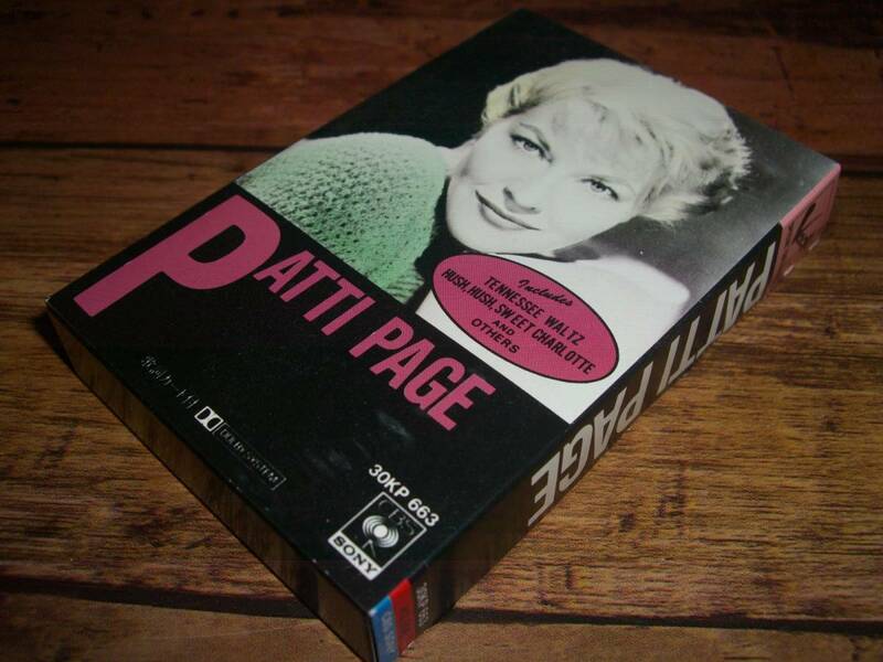 ALL ABOUT PATTI PAGE / パティ・ペイジ　 国内盤カセットテープ 