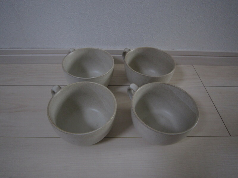 美品！美濃焼 Mino-pottery コーヒーカップ コップ 4個 セット 日本製