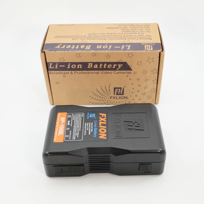 FXLION BP-100SL V マウント バッテリー　6.6Ah 98Wh カメラ用